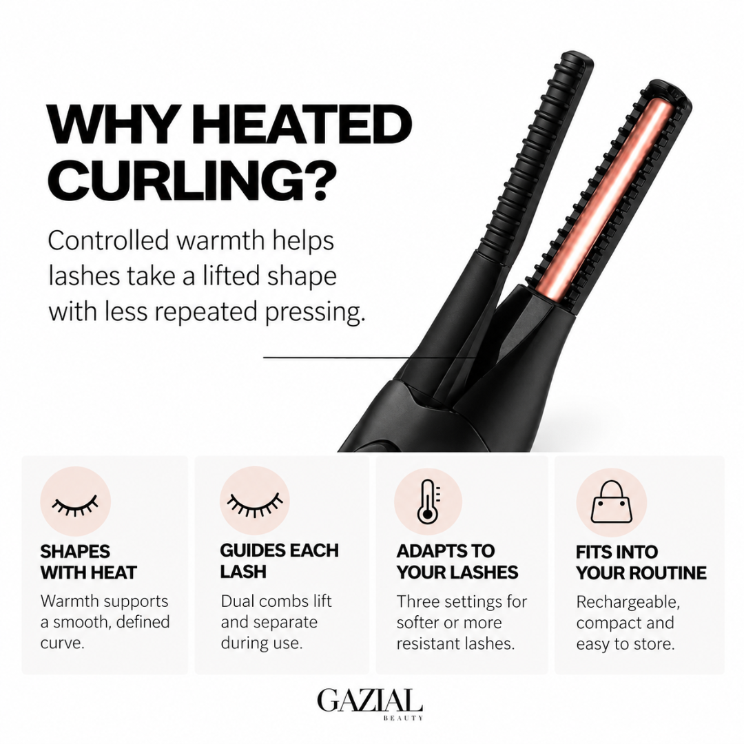 GAZIAL Heated lash curler.