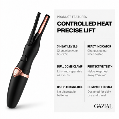 GAZIAL Heated lash curler.
