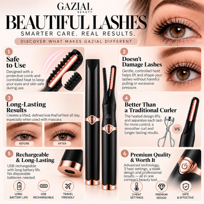 GAZIAL Heated lash curler.